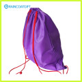 Custom Logo impressão poliéster Drawstring Bag mochila RGB-001